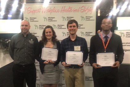 OSH Students Win Three of Five Scholarships At Michigan Safety Conference